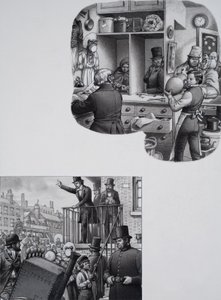 William Booth (1829-1912) (gouache sur papier)