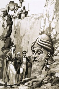 Austen Layard et la statue de Nimrod