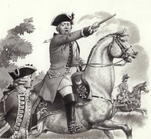 Le duc de Cumberland (gouache sur papier)