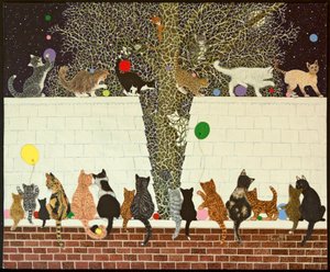 Un étalage magique, 2012 (acrylique sur calicot)