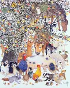 Un régal savoureux (huile sur toile)