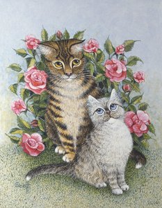 Attraction (huile sur toile)