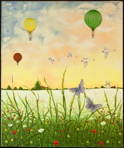 High Flyers, 2011 (acrylique sur calicot) - Pat Scott