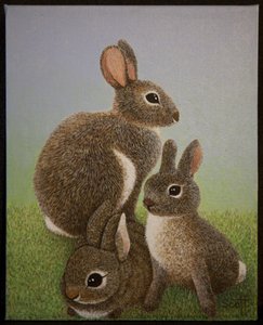 Famille Lapin, 2016 - Pat Scott
