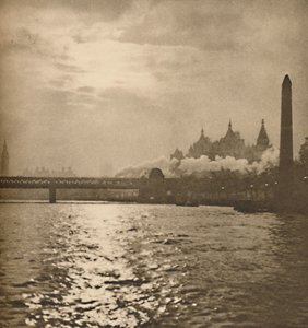 Où la route de fer vers Douvres traverse la rivière, vers 1935 - Paterson