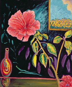 Hibiscus avec vase