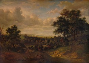 Vue de la Tamise : Greenwich au loin, 1820 - Patrick Nasmyth