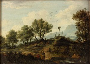 Les Aberuchills (Les collines du Loch Aber), 1824 - Patrick Nasmyth