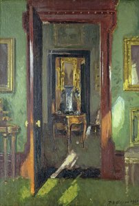 Intérieur, Rutland Lodge : vue à travers des portes ouvertes