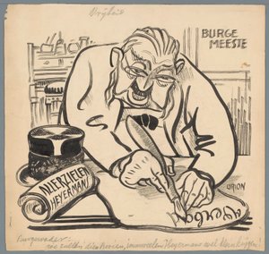 Le maire interdit Heijermans Allerzielen - Patricq Kroon (signed by artist)