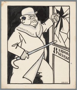 Employeurs et la journée de travail de huit heures - Patricq Kroon (signed by artist)