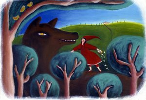 Illustration pour Le Petit Chaperon Rouge - Patrizia La Porta