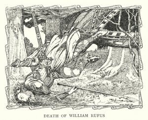 Mort de William Rufus (litho)