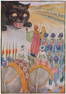 "Écarte-toi, minou, mes éléphants pourraient te blesser!"