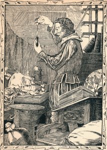Guy Fawkes préparant la mèche lente - Patten Wilson