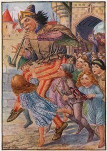 "Arrête, arrête !" criaient les gens, "il prend nos enfants !"