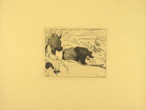 Les blanchisseuses - Paul Gauguin