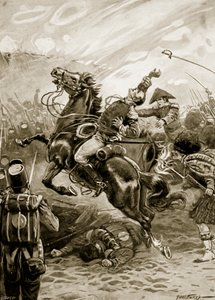 Mort de Sir Edward Pakenham, illustration de 