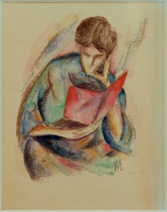 Femme lisant - Paul Adolf Seehaus