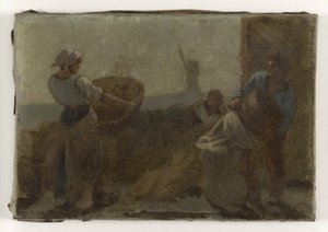 Histoire du blé : Le Criblage : Esquisse pour l