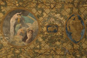 Mois du calendrier révolutionnaire : Pluviôse, entre 1909 et 1910 (décor architectural)