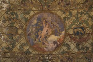 Les mois du calendrier révolutionnaire : Vendémiaire, entre 1909 et 1910 (décor architectural) - Paul Albert Baudouin