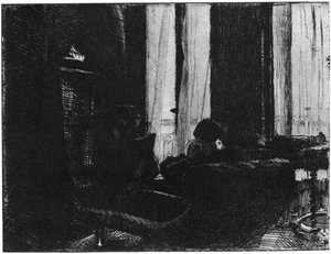 La Liseuse, vers 1870-1930 - Paul Albert Besnard