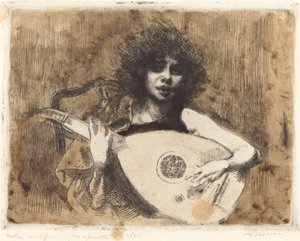 La joueuse de luth, 1922