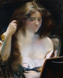 Jeune Femme à sa Toilette