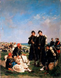 Un Camp Français près de Sébastopol, 19ème siècle - Paul Alexandre Protais