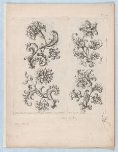 Série de petits motifs floraux, planche 1 - Paul Androuet Du Cerceau