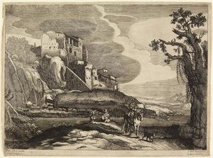 Ruines et cavalier - Paul Bril