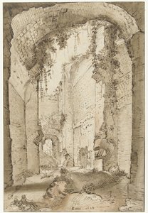 Ruines du palais de Septime Sévère sur le Palatin - Paul Bril