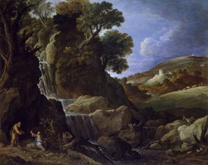 Christ tenté dans le désert, 1626 - Paul Brill