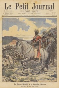 Le Négus Ménélik à la bataille d