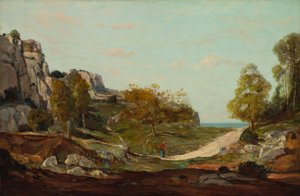 Paysage à Saint-André, près de Marseille, vers 1865 - Paul Camille Guigou