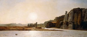 Lever de soleil sur les rives de la Durance à Mirabeau