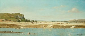 Les rives de la Durance à Saint Paul
