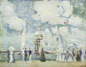 Entrée du bassin de Deauville
