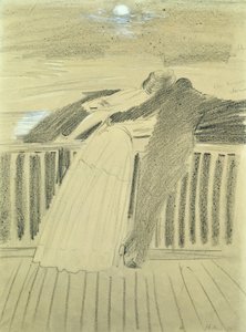 Jeanne Hugo et Jean Charcot à Hauteville House, Guernesey - Paul Cesar Helleu