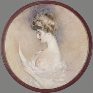 Portrait de Marthe Letellier, née Fourton, vers 1900 - Paul Cesar Helleu