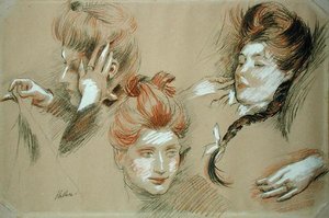Étude de femmes - Paul Cesar Helleu