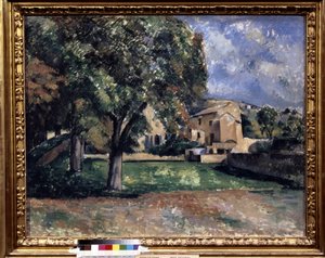 Arbres dans un parc. Jas de Bouffan - Paul Cézanne