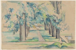 Allée de châtaigniers au Jas de Bouffan, vers 1878-90 - Paul Cézanne