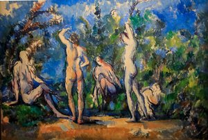 Cinq baigneurs 1900 - 1904 - Paul Cézanne
