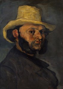 Gustave Boyer avec un chapeau de paille