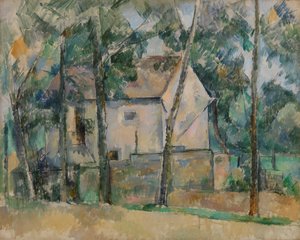 Maison et arbres