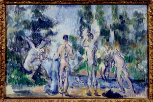 Les baigneurs - Paul Cézanne