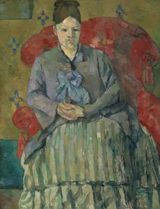 Madame Cézanne dans un fauteuil rouge