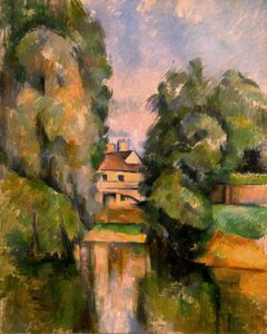 Maison pres du fleuve - Paul Cézanne
